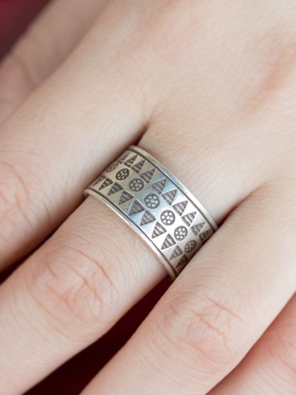 Triangle Stamp Ring