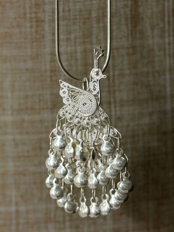 Peacock Charm Pendant