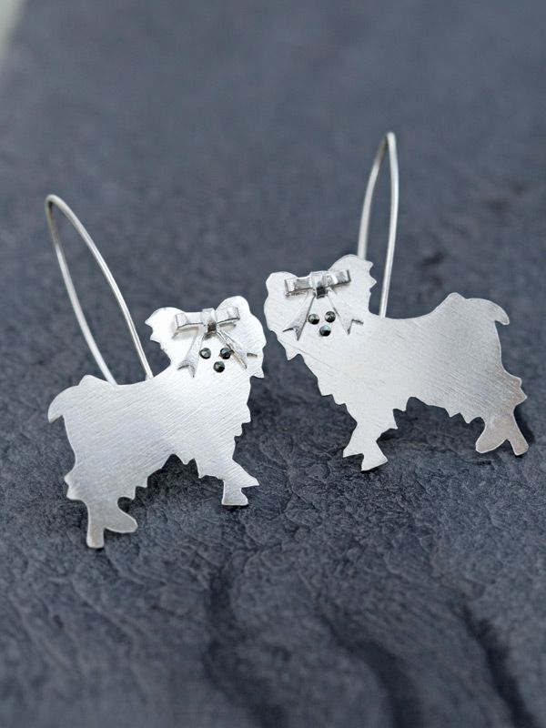 Maltese Earrings