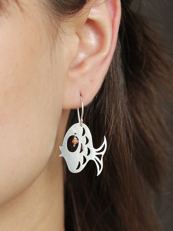 Puffer Fish Earrings