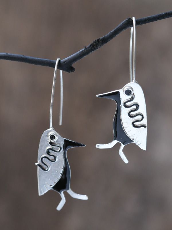 Tuxedo Penguin Earrings