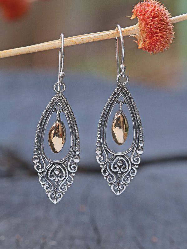 Golden Seed Earrings