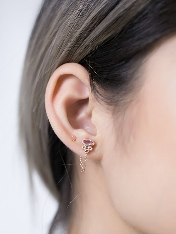 Rosas Chain Studs