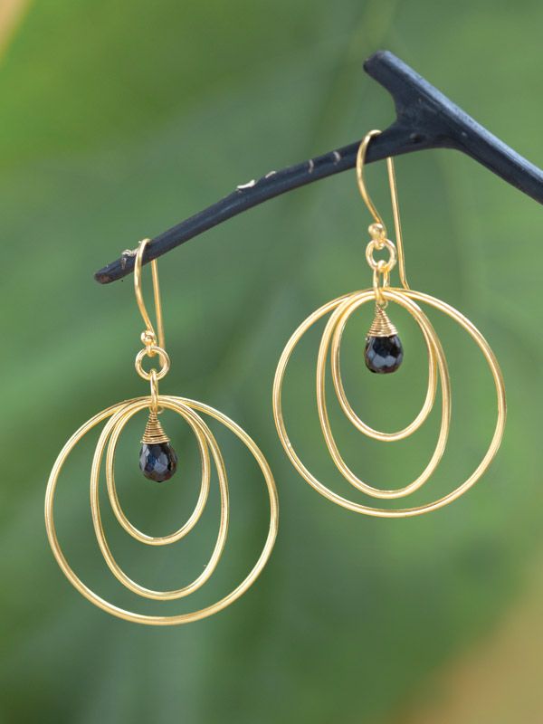Gold Orbit Earrings