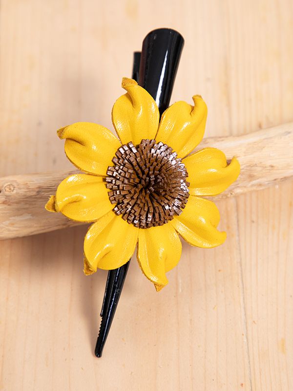Sunflower Barrettes