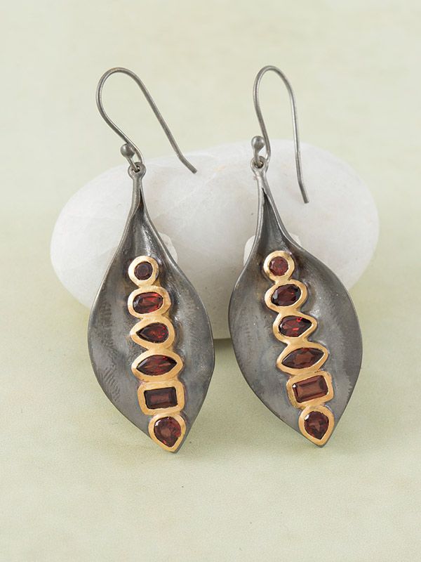 Garnet Stream Earrings