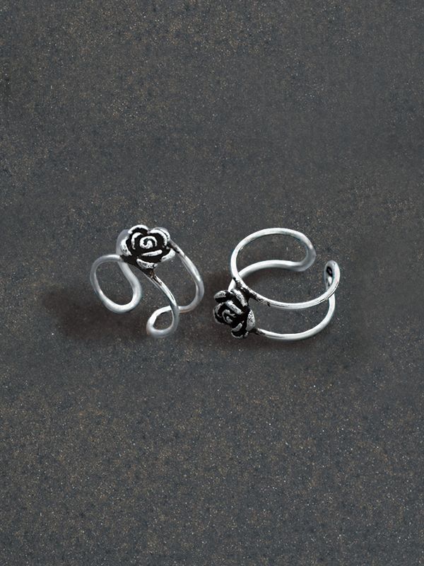 Rose Ear Cuff