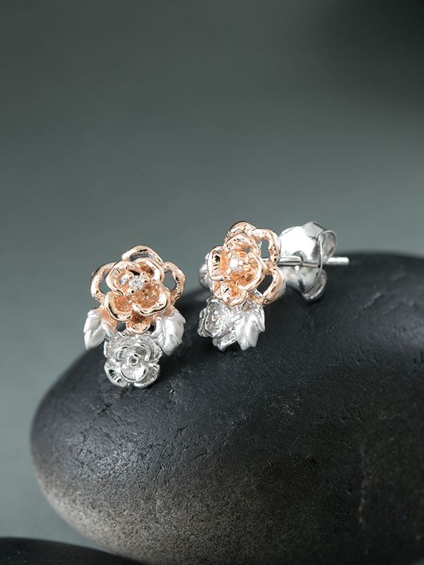 Dawn Rose Studs