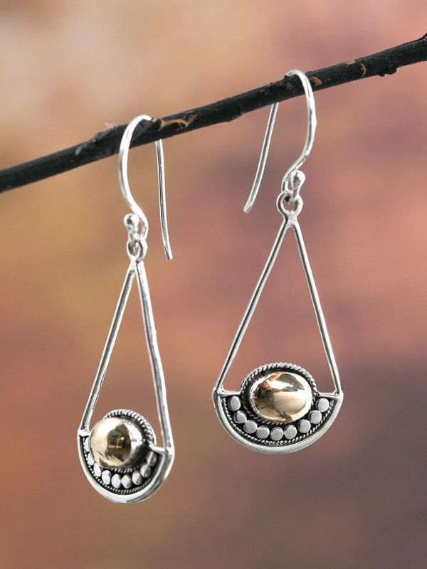 Silver Sling Earrings