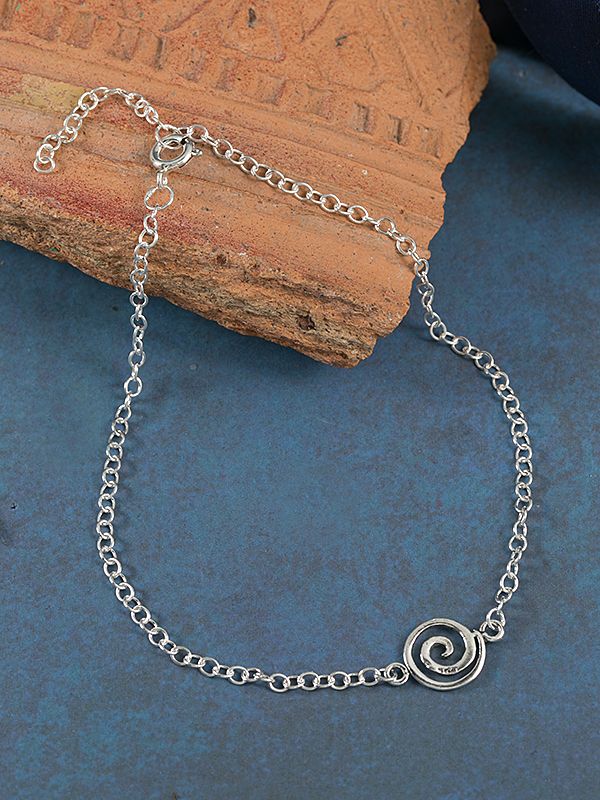 Wave Chain Anklet