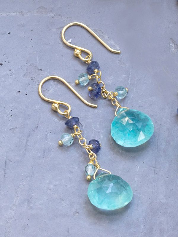 Green Antibes Earrings