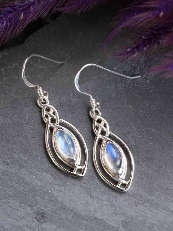 Celtic Moon Earring
