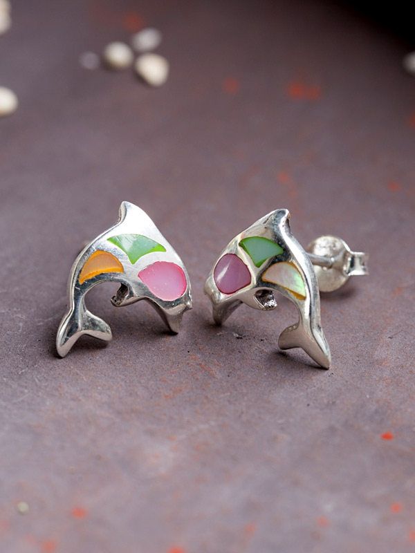 Dawn Dolphin Studs