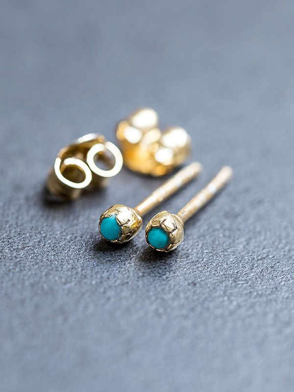 Gem Bead Studs