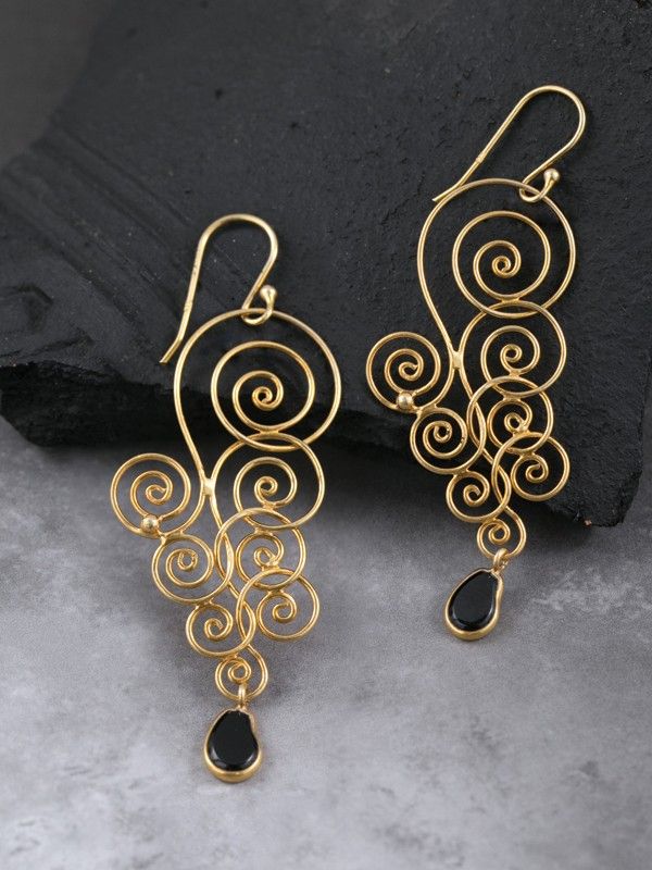 Spiralstone Earrings