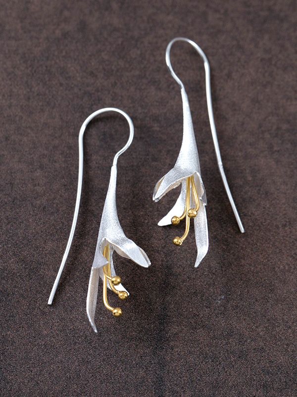 Orchid Drop Earrings