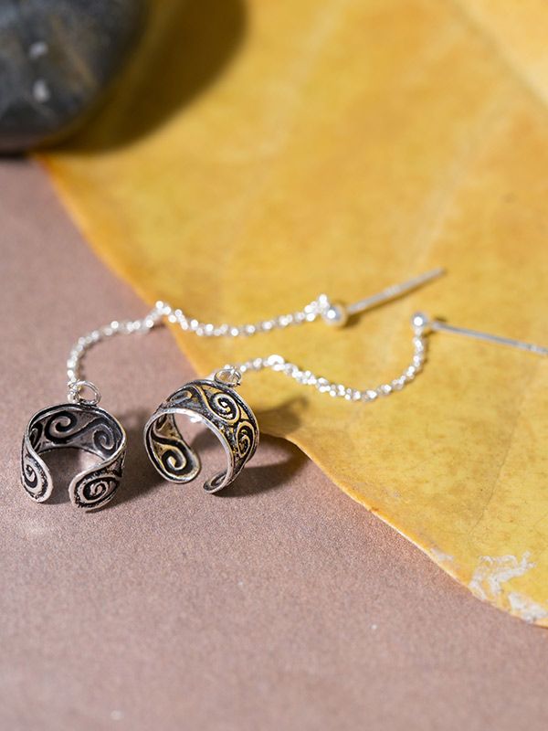 Waves Ear Cuff Studs 