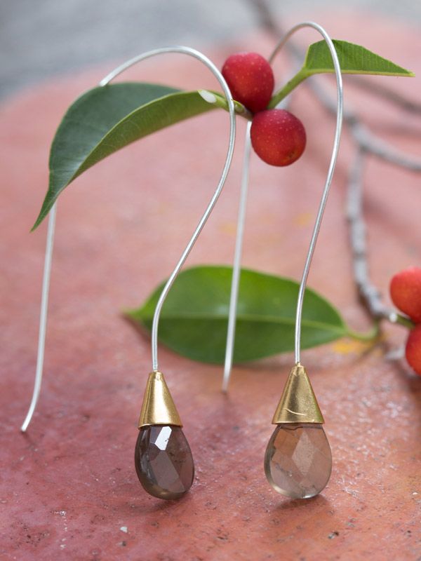 Facet Drop Earrings