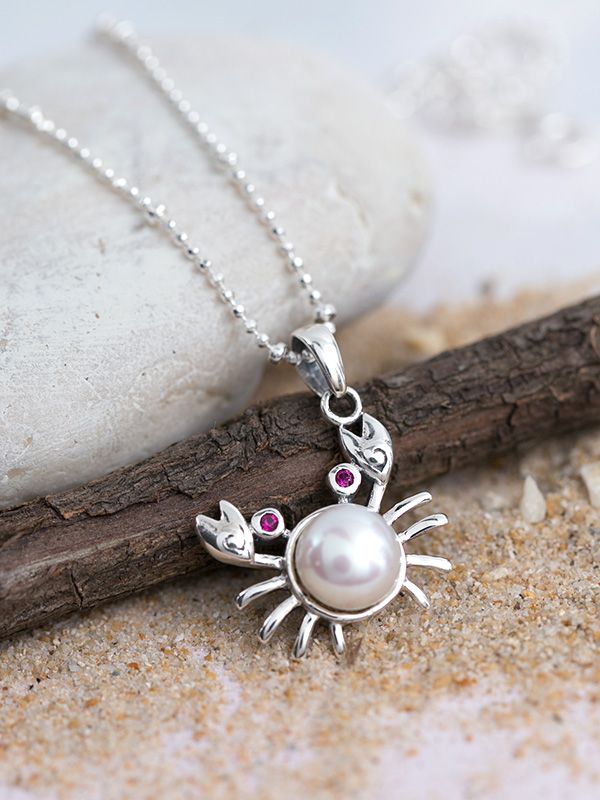 Happy Crab Pendant