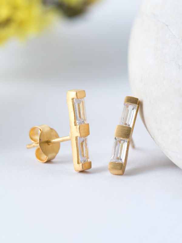 Duo Filament Earrings