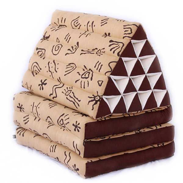 King Triangle Pillow Three Fold Batik